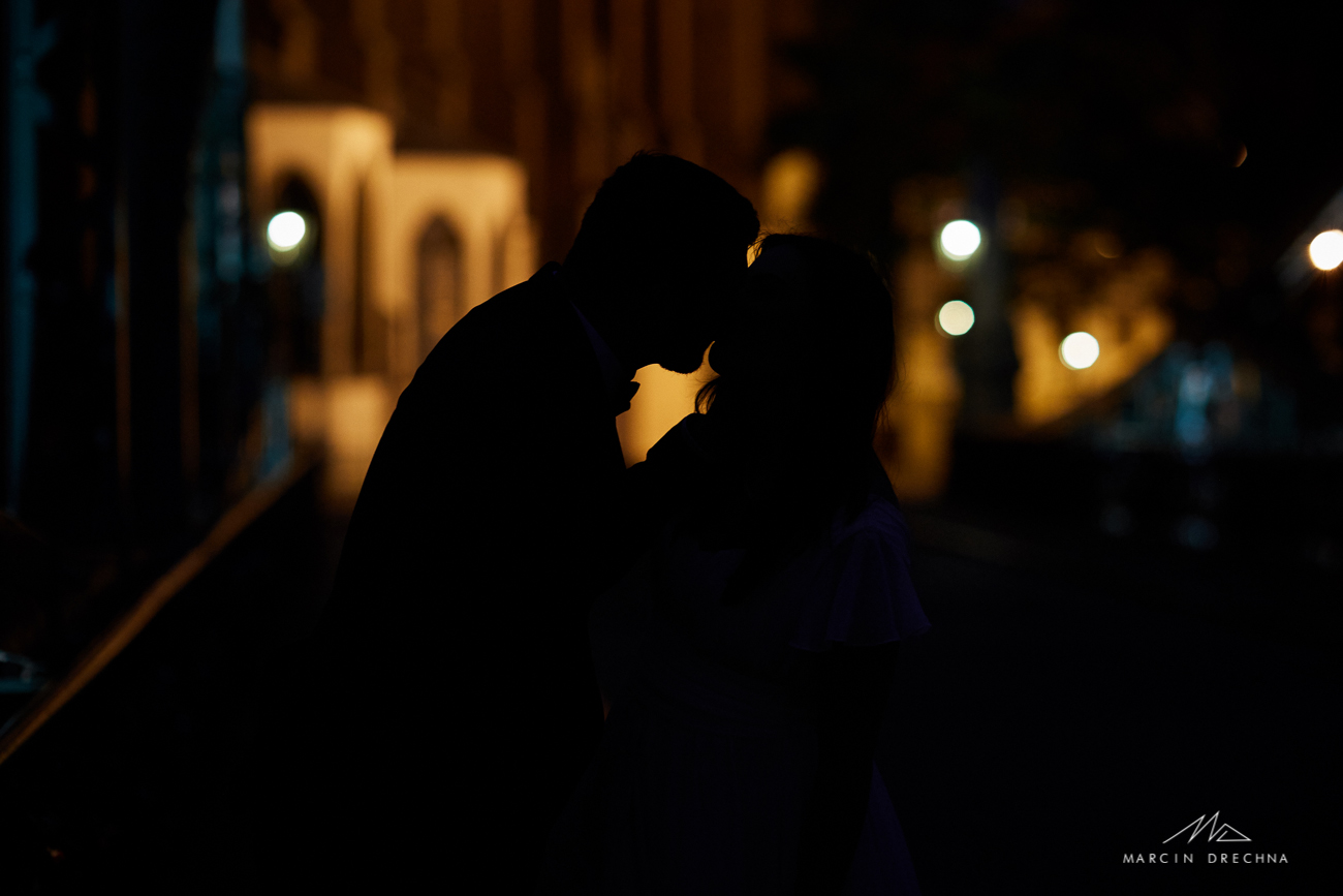 wrocław nocą sesja zdjęciowa