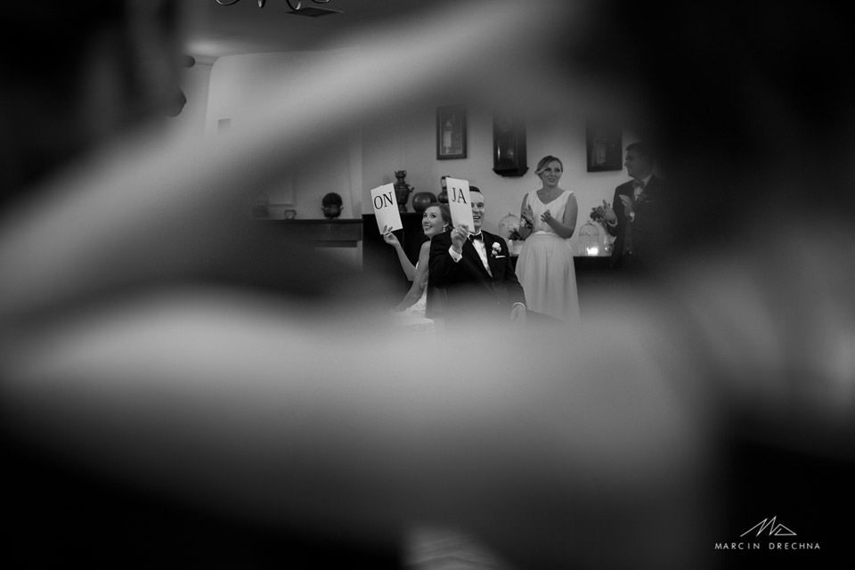 dworek pod dębami zdjęcia z wesela