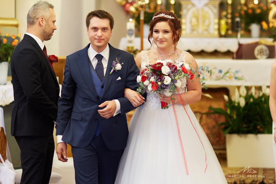 kościół w Siedlątkowie fotograf ślubny
