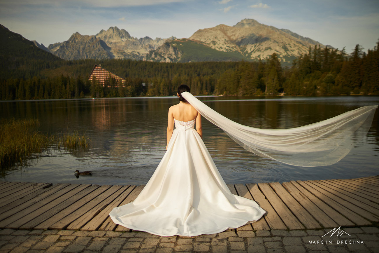 sesja ślubna tarty słowackie szczyrbskie jezioro