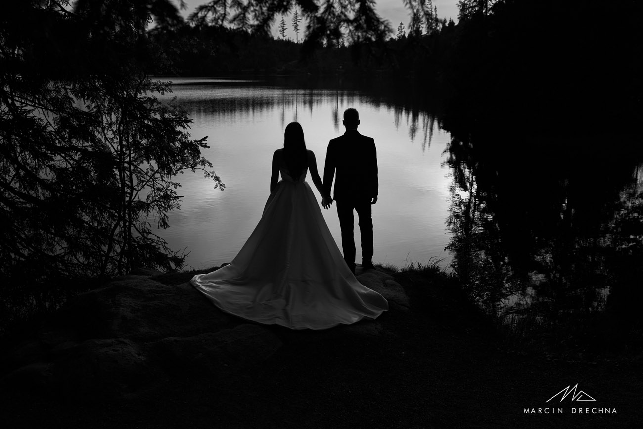 zdjęcia ślubne szczyrbskie jezioro